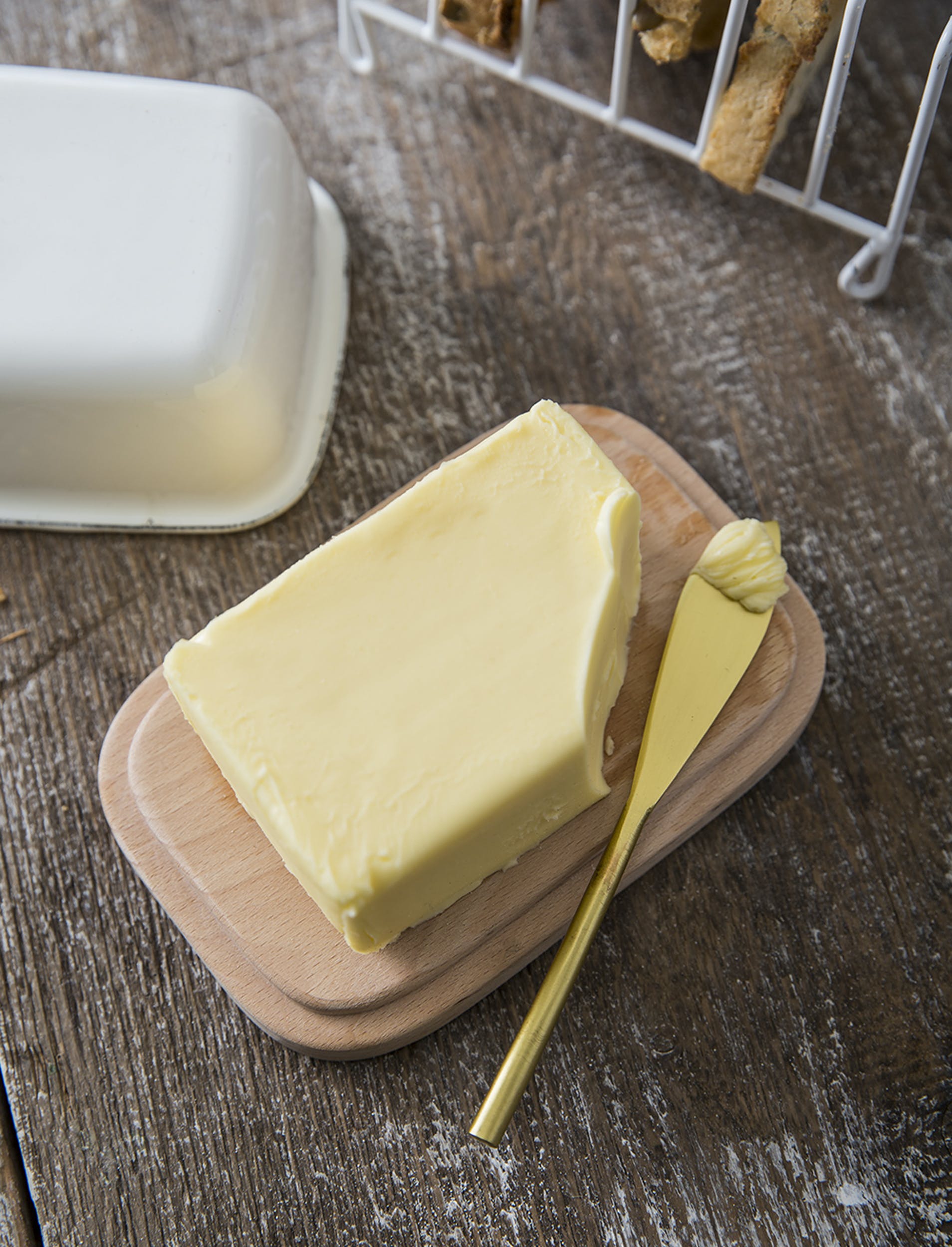 Enamel Butter Dish (2)